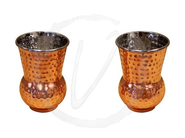 Copper Tumbler - Hand Forged, Carbon Steel