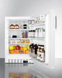 Summit 21" Wide Built-In All-Refrigerator, ADA-Compliant ALR46WSSTB