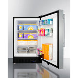 Summit 21" Wide Built-In All-Freezer, ADA-Compliant ALFZ37BCSSHV