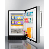 Summit 21" Wide Built-In All-Freezer, ADA-Compliant ALFZ37BCSS