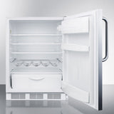 Summit 24" Wide Built-In All-Refrigerator FF61WBISSTBADA