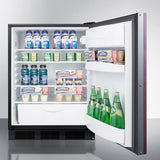 Summit 24" Wide Built-In All-Refrigerator (Panel Not Included) FF6BKBIIF