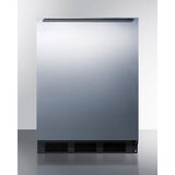 Summit 24" Wide Built-In All-Refrigerator FF6BKBISSHH