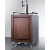 Summit 24" Wide Built-In Kegerator (Panel Not Included) SBC682PNRTWIN