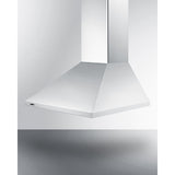 Summit 24" Wide Wall-Mounted Range Hood, ADA Compliant SEH1524SSADA