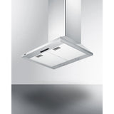 Summit 24" Wide Wall-Mounted Range Hood, ADA Compliant SEH1524SSADA