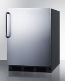 Summit 24" Wide Built-In All-Refrigerator FF63BKBISSTB