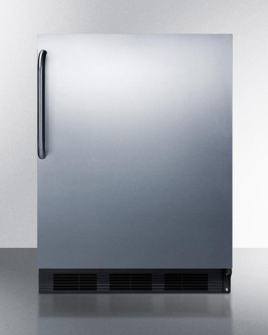 Summit 24" Wide Built-In All-Refrigerator FF63BKBISSTB