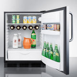 Summit 24" Wide Built-In All-Refrigerator FF63BKBISSTB