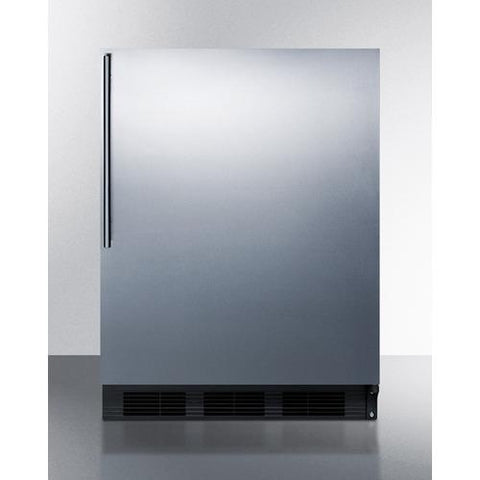Summit 24" Wide Built-In All-Refrigerator FF63BKBISSHV
