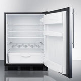 Summit 24" Wide Built-In All-Refrigerator FF63BKBISSHV