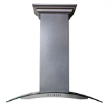 ZLINE 48" Convertible Vent Wall Mount Range Hood in Fingerprint Resistant Stainless Steel & Glass (8KN4S-48)